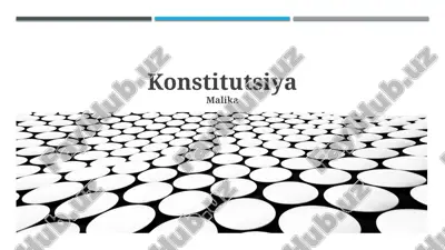 konstitutsiya — PPTX