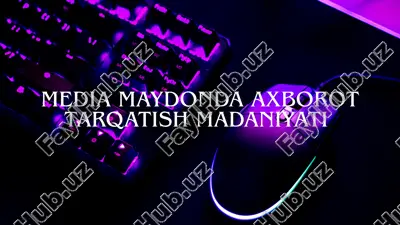 media maydonda axborot tarqatish madaniyati — PDF