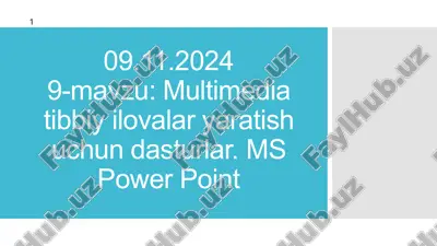 microsoft powerpoint — PPTX