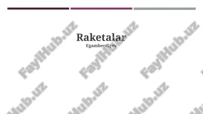 raketalar — PPTX