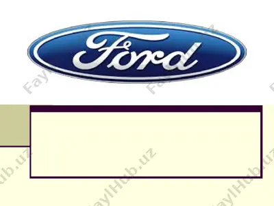ford kampaniyasi — PPT