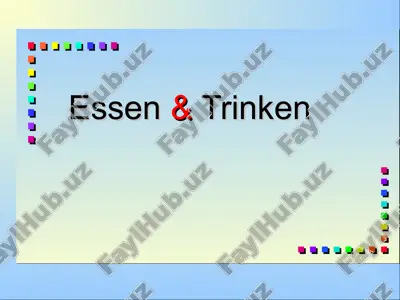 regionale spezialitäten in deutschland: für jeden geschmack ist etwas dabei! — PPT