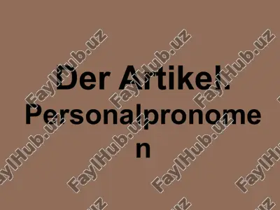 derartikel.personalpronomen — PPTX