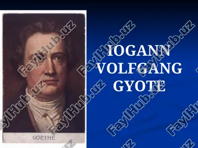 iogann volfgang gyote — PPT