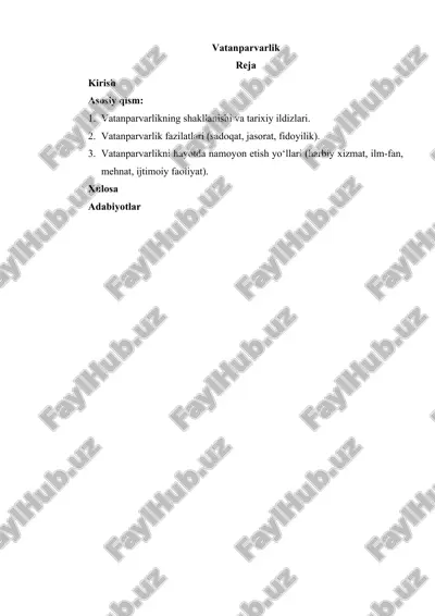 vatanparvarlik — DOCX