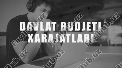 davlat budjeti xarajatlari — PPTX