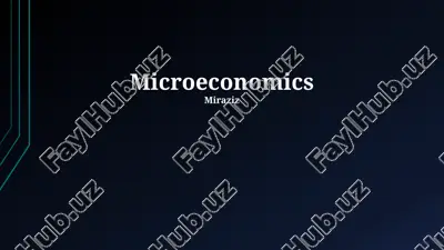 microeconomics — PPTX