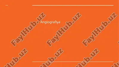 angiografiya — PPTX