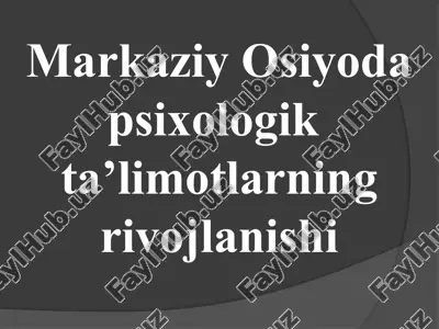 moslamalar tarixi — PPTX