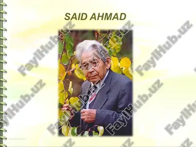 said ahmad — PPT