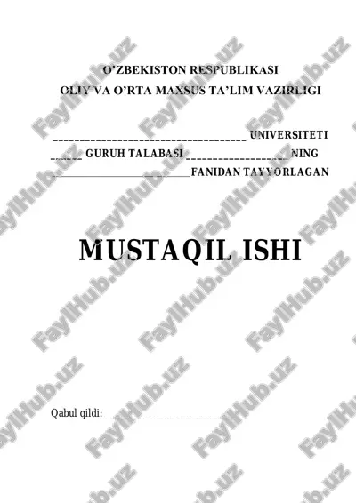 ekonometrika va unung asoslari — PDF