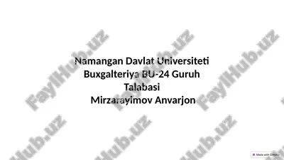 zamonaviy matn redaktorlari — PPTX