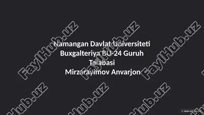 blokchain texnologiyasi va undan foydalanish yo'llari — PPTX