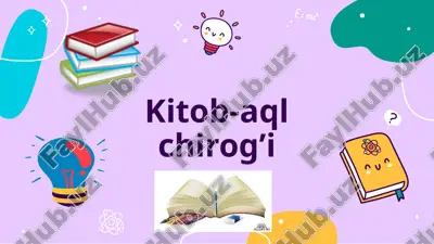 kitob-aql chirog’i — PPTX