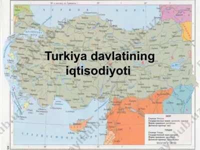 turkiya davlatining iqtisodiyoti — PPTX