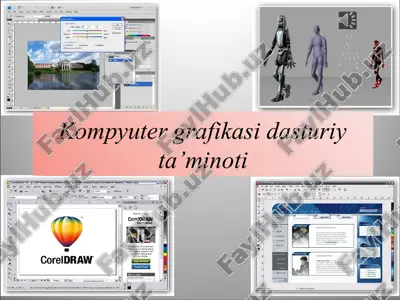kompyuter grafikasi dasturiy ta’minoti — PPTX