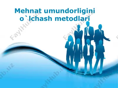 mehnat umundorligini o`lchash metodlari — PPTX