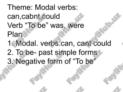 modal verbs — PPTX