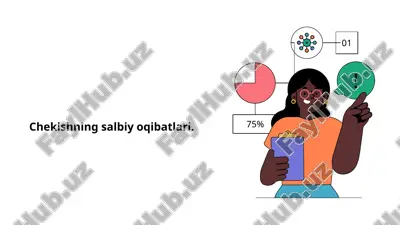 chekishning salbiy oqibatlari. — PPTX