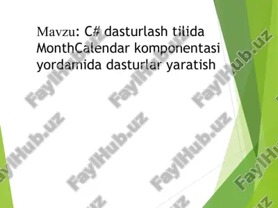 monthcalendar — PPT