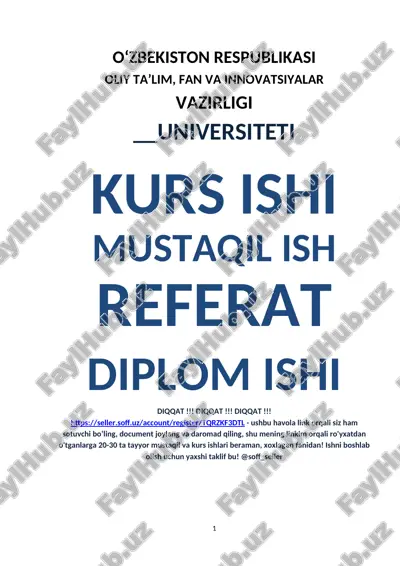 o‘zbekiston respublikasi — DOCX