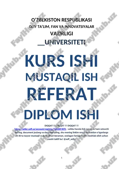 zamonaviy menejment xususiyatlari — DOCX