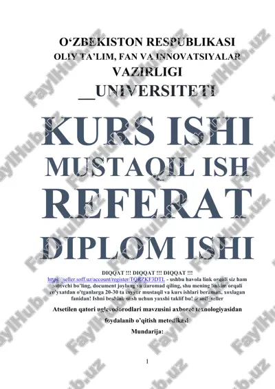 atsetilen qatori uglevodorodlari — DOCX