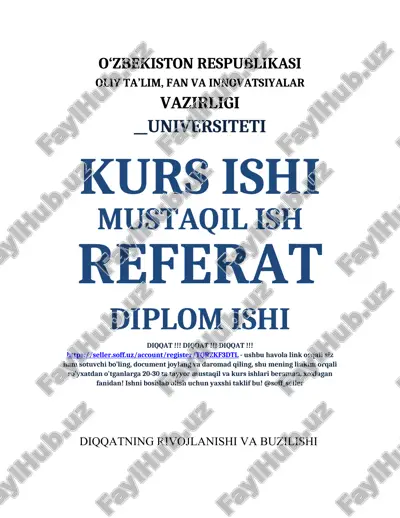diqqatning rivojlanish bosqichlari — DOCX