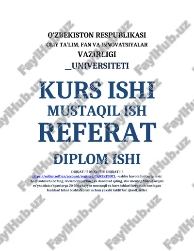flinn klassifikaciyasi. sisd. misd. simd. mimd. (tuzilishi va ishlash pronsopi) — DOCX