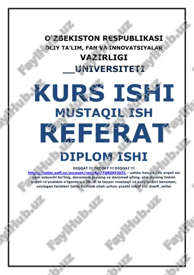 italiya iqtisodiyoti haqida — DOCX