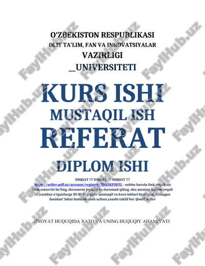 jinoyat huquqida xato va uning huquqiy ahamiyati — DOCX