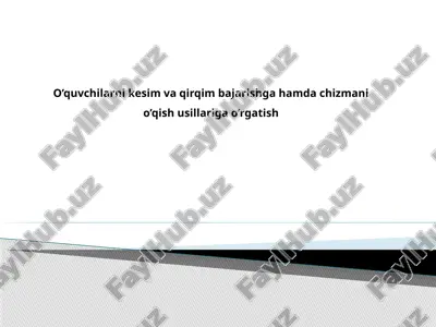 detal kesim va qirqim chizmasi — PPTX