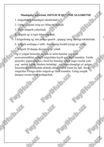 isitgich qo`yish algoritmi — DOCX
