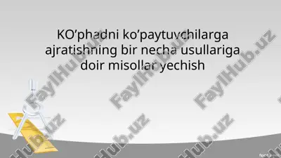 matematika faniga hissa qo’shgan ajdodlarimiz — PPT