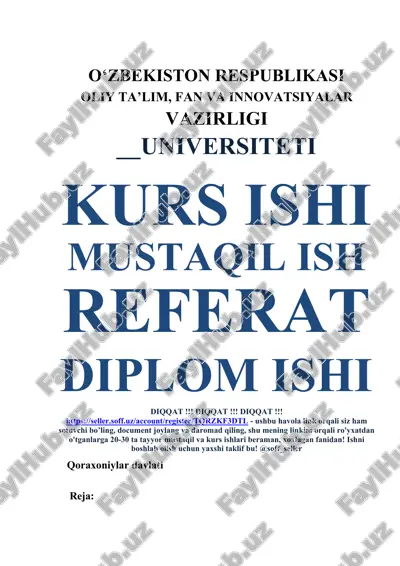 qoraxoniylar davlatining tashkil topishi — DOCX