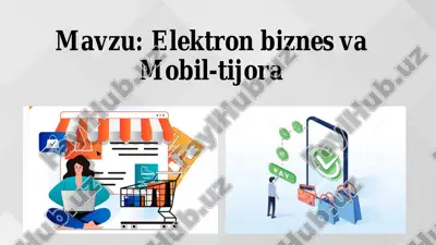 elektron biznes va mobil-tijora — PDF