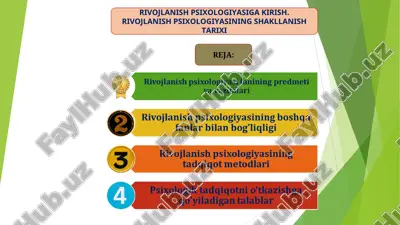 rivojlanish psixologiyasi — PPT