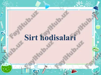 sirt hodisalari — PPT