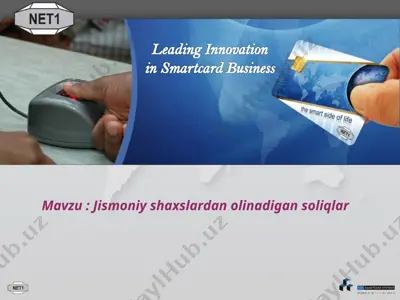 jismoniy shaxslardan olinadigan soliqlar — PPT