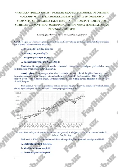 arima modeli — DOCX