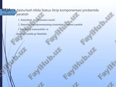 statusstrip komponentasi — PPT