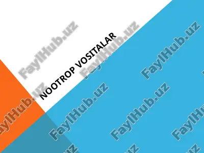 nootrop vositalar — ZIP