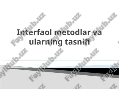 интерфаол методлар ва уларнинг таснифи — ZIP