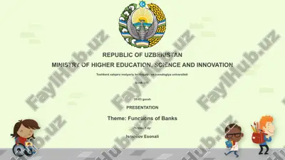 functions of banks — PPTX