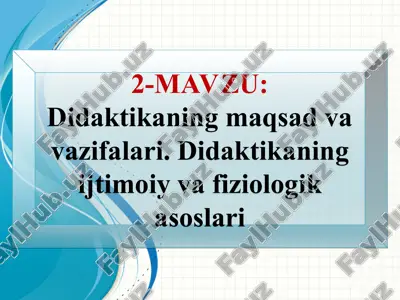 didaktika — PPT