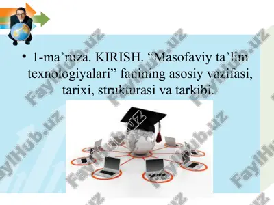masofaviy ta'lim — PPT