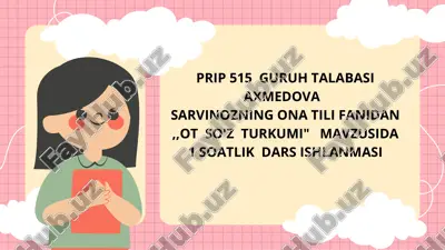 ot soʻz turkumi — PDF