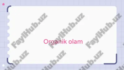 organik olam — ZIP