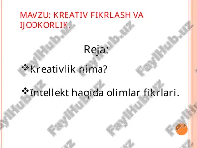 kreativlik — PPT