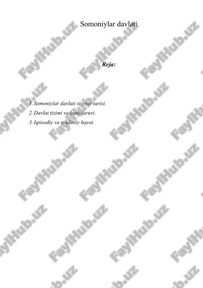 somoniylar davlati — ZIP